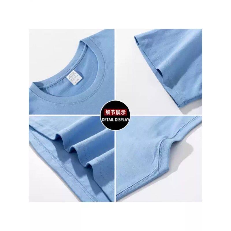 健身教练工作服印logo运动中心纯棉吸汗透气圆领t恤团队工装