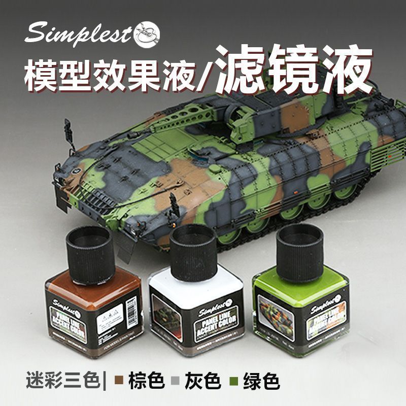 Simplest圣保士高达军事旧化液效果渍洗液渗线液JS003-0026