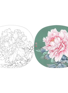 清香久远白描底稿方便临摹