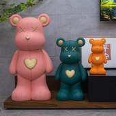 可爱暴力熊存钱罐只进不出大容量储蓄罐网红家居装 饰送男女孩礼物