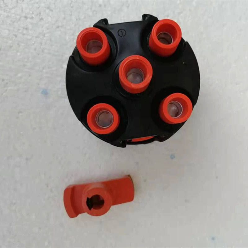 适配昌河爱迪尔北斗星465/6350分电器盖 分火头 1.0东安发动机用