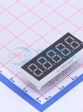 LED数码管 FJ3561AH 插件 5位 红色 共阴极 原装 电子元器件配单