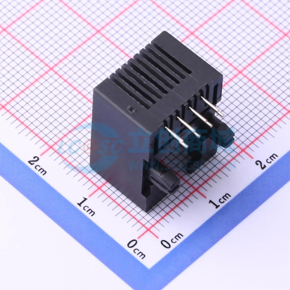 以太网连接器 5301-8P8C RJ45插座 弯插 无屏蔽 原装