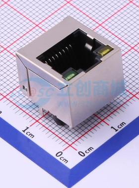 以太网连接器 RC01931 RJ45插座 直插 有屏蔽 原装