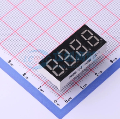 LED数码管 MHDC3641SRBW 插件 4位 30.0mmx14mmx7.2mm 红色 原装