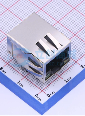 HC612701A-M892-ARJ45 带LED灯 带千兆变压器 以太网连接器RJ45