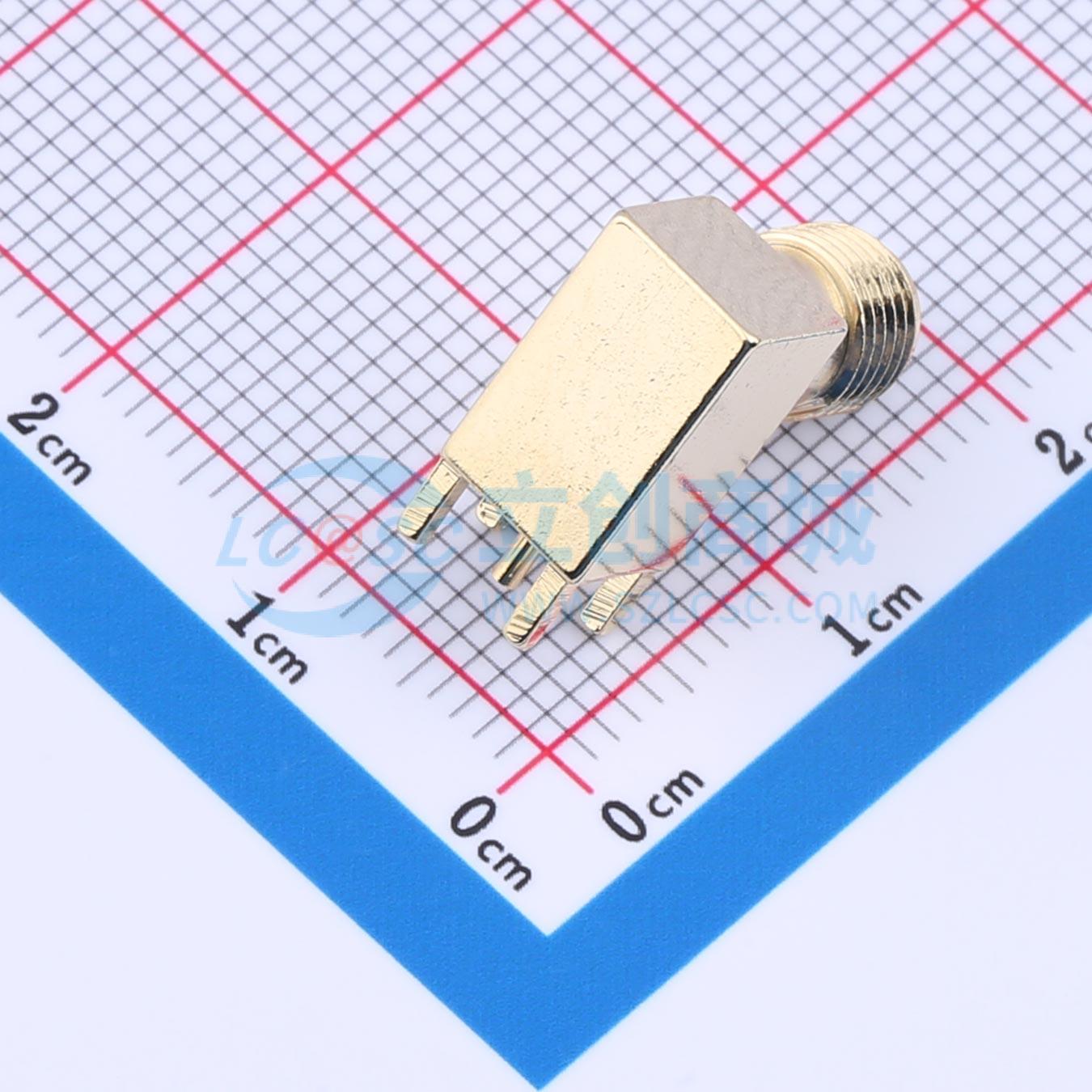HJ-SMA515-2   90度SMA母头母针L