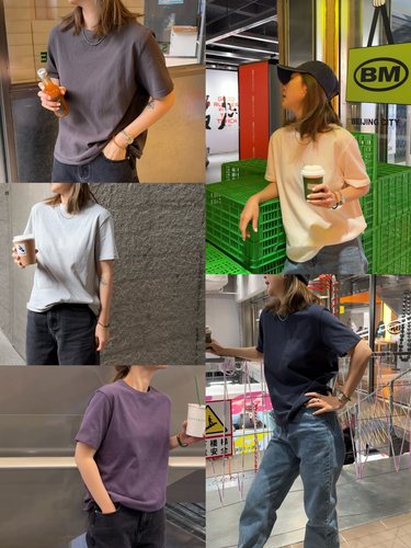 短袖通勤常规棉质女士