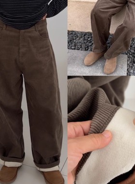 iamstudio 1372超有调性的加绒灯芯绒镰刀裤 可搭一切