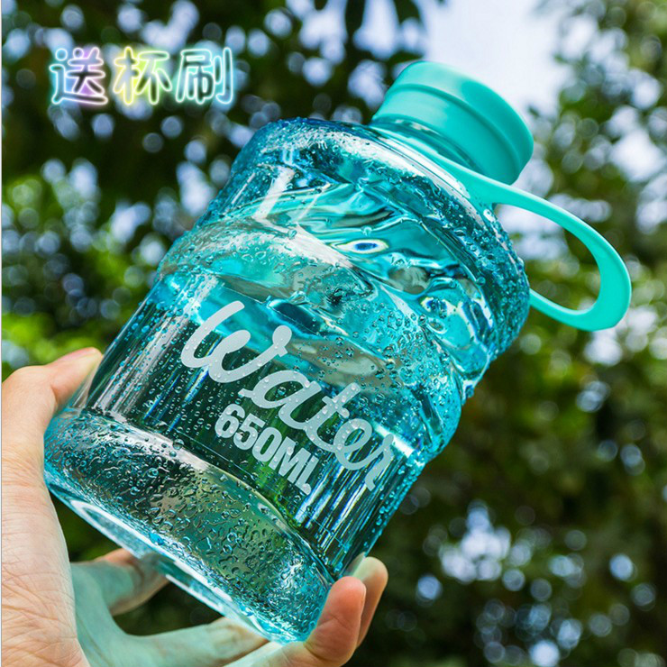 韩国创意潮流迷你水桶杯便携健身运动水壶塑料水瓶学生防摔随手杯