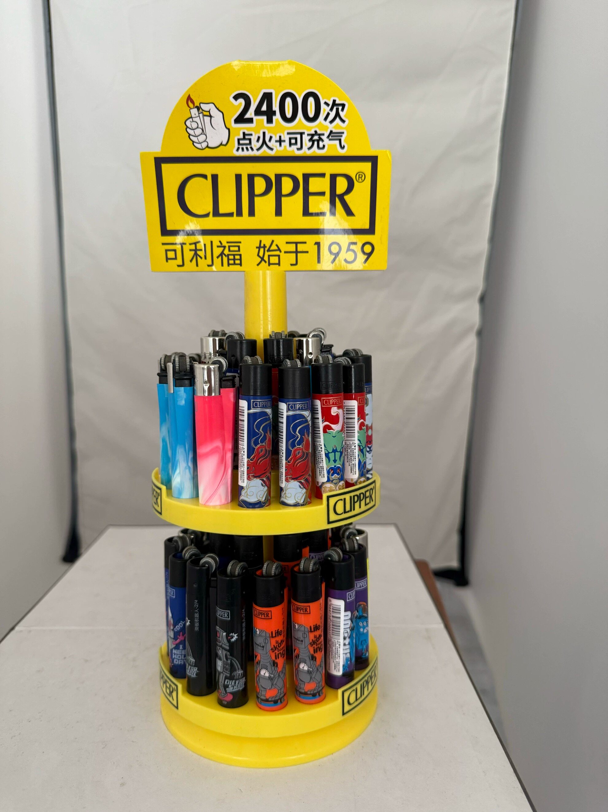 西班牙clipper可利福打火机砂轮火石滑轮齿轮一次性耐用高档明火