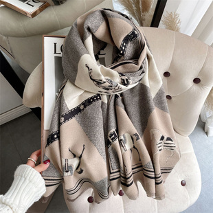 scarf for women Thickened air warm office condit imitation