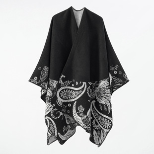 New imitation cape, cashew scarf, women's ethnic fashion, w