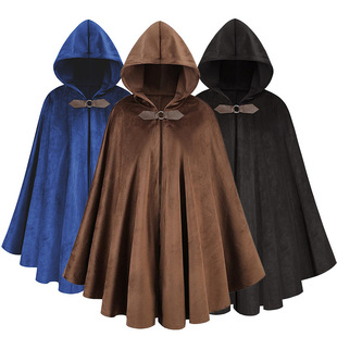Cloak Halloween Retro Century Warrior Suede Battle Rol Deer