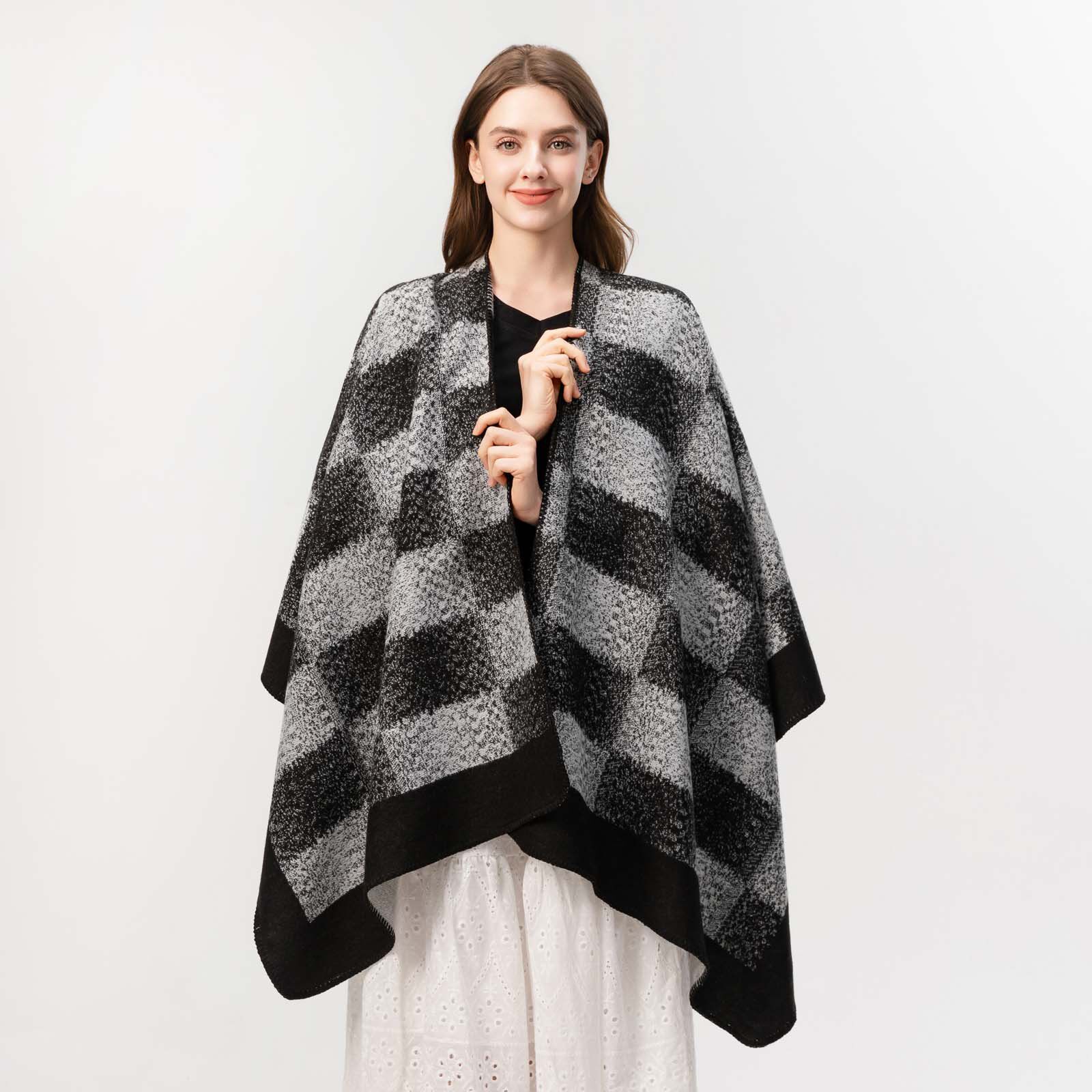 Ladiesclassicplaidjacquard