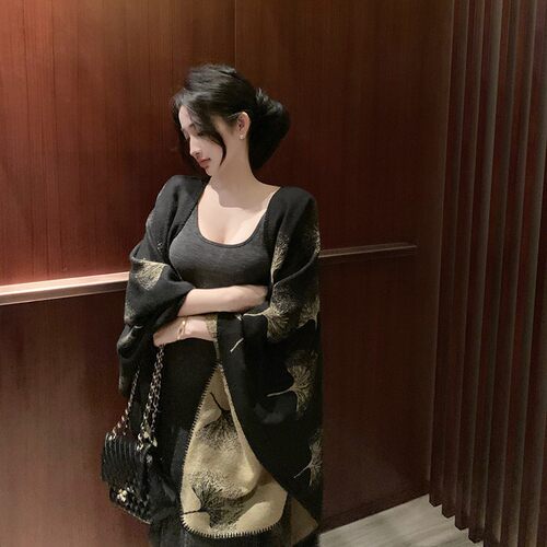 ImitationKnittedScarfJiang