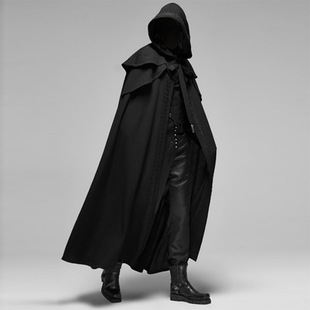 演出服装 黑色万圣节穿搭披风斗篷男女 cosplay Cloak Halloween