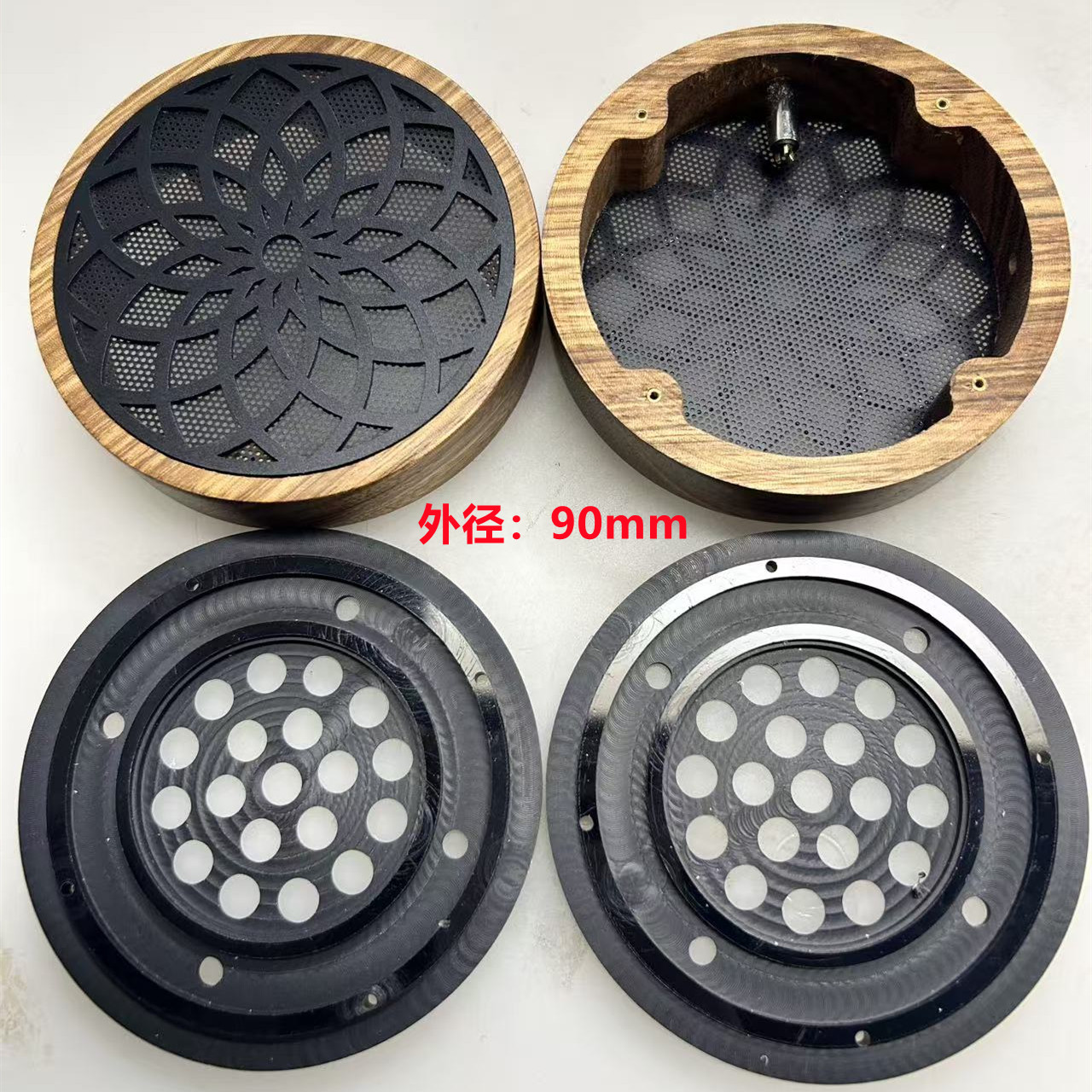 thumbnail for 90mm headphone case for 50mm unit (without headbeam, unit and cable)