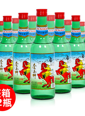 内蒙古特产套马杆酒50度405ml*12瓶绿瓶白酒整箱清香型高度白酒