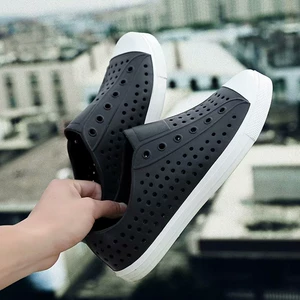 Нескользящие тапочки в стиле Crocs, летняя пляжная обувь, дышащая обувь, босоножки