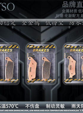 CTSP金属皮适恒舰摩托车美洲豹CB-518 2022年款烧结高性能碟刹片