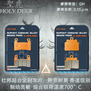 适用轻骑大韩 骁胜 晓星 GV250DR GV300S 烧结耐磨碟刹片刹车片
