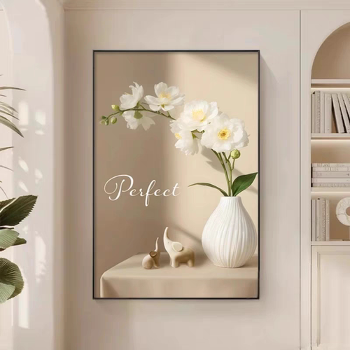 北欧奶油风沙发背景墙装饰画