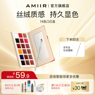 AMIIR艾米尔口红盘化妆师专用舞台妆调色多色唇彩盘套装 大牌正品