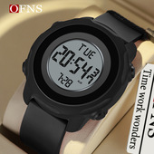 OFNS品牌热销手表男士 学生党初高中闹钟倒计时电子表防水运动腕表