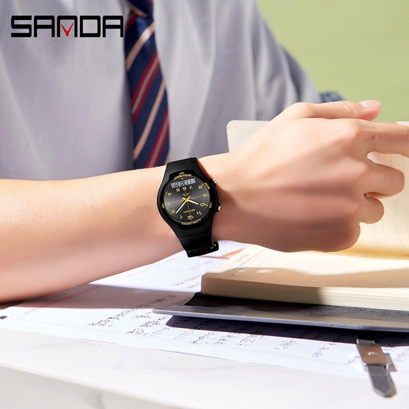 三达新品运动防水手表大表盘数字