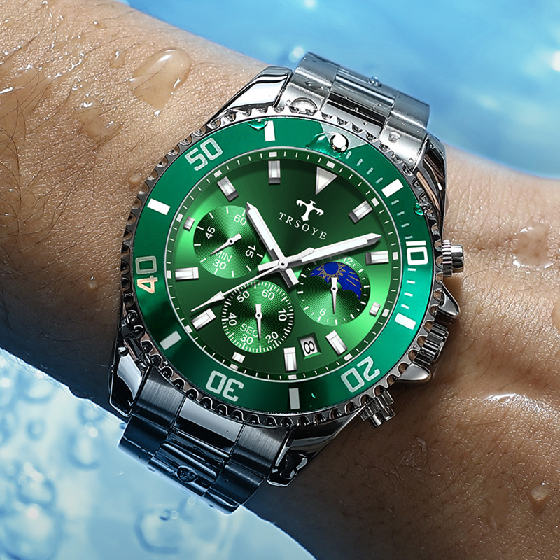 防水日历商务风男士腕表