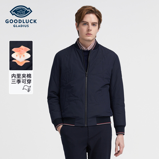 保暖棉服外套 新款 德鲨休闲短款 棒球领棉衣男青年2025冬季