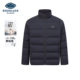 短款 立领羽绒服2025冬季 德鲨男装 休闲保暖外套 白鹅绒