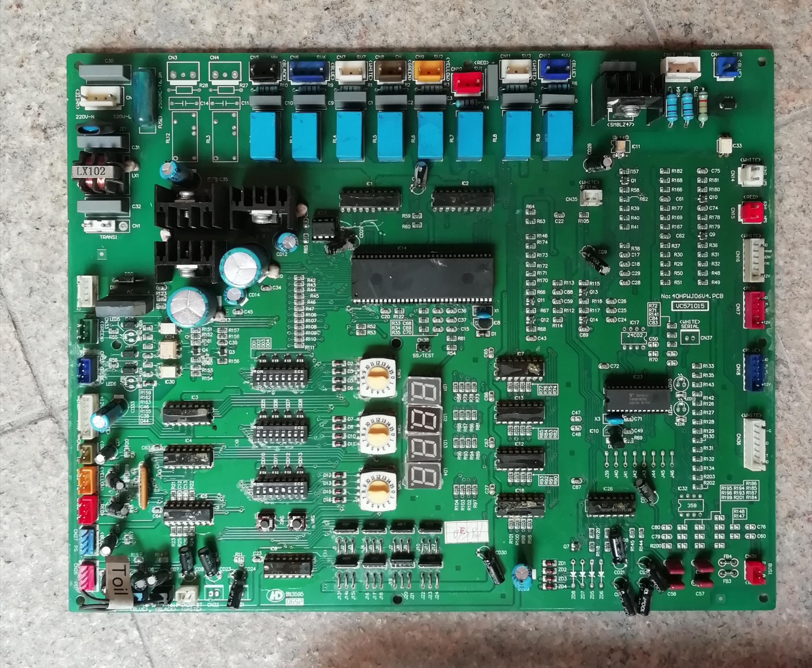 海尔空调多联机电脑板,外机板控制主板40HPWJ06V4.PCB VC571015