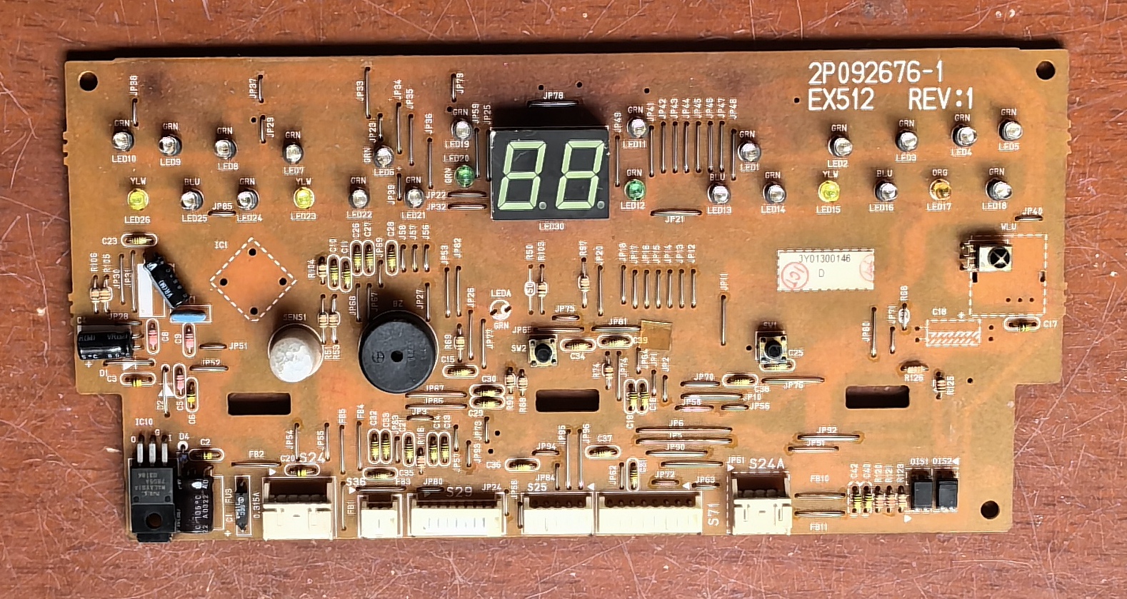 原装拆机大金空调3匹柜机显示P板2P092676-1操作显示板FVX56AV1C