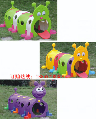 幼儿园儿童隧道爬行早教钻洞大型户外游乐场室内小精灵毛毛虫玩具