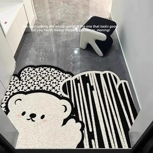 卡通丝圈入户门地垫家用地毯玄关进门门口防滑垫耐脏脚垫2025新款