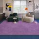 紫色奶油风地毯客厅高级感纯色沙发茶几防水加厚卧室衣帽间地垫