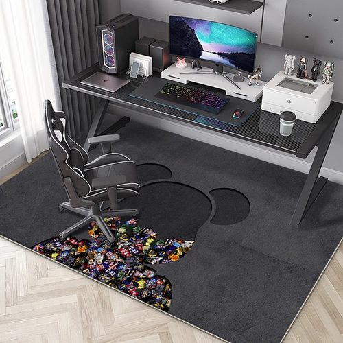 卧室地毯电竞房防滑耐脏地垫脚垫