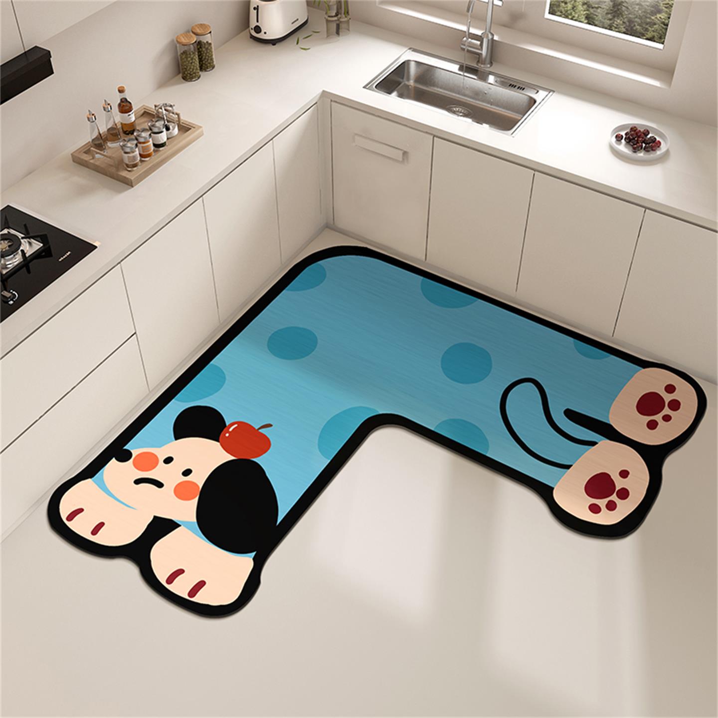 【热卖推荐】厨房L型地垫