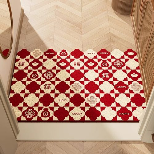 入户门地垫丝圈防滑免洗进门脚垫