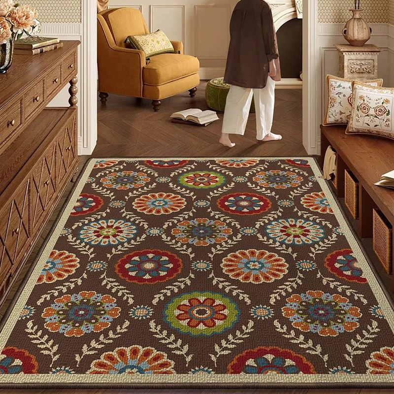 美式复古入户门地垫中古风进门脚垫2025新款家用玄关门厅防滑地毯,居家布艺,入户地垫,淘宝优惠券,粉丝福利购,淘宝优惠卷