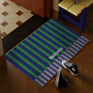 中古风入户门地垫2025新款 高级感进门门口防滑脚垫家用玄关地毯