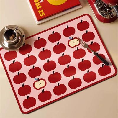 ins风厨房台面沥水垫餐垫