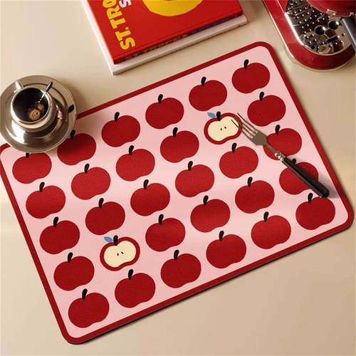 ins风厨房台面沥水垫餐垫