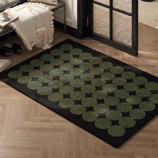 中古风入户门地垫进门门口防滑耐脏脚垫法式复古家用玄关门厅地毯