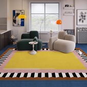 复古客厅地毯2025新款 轻奢高级感沙发茶几毯家用卧室床边毯可定制