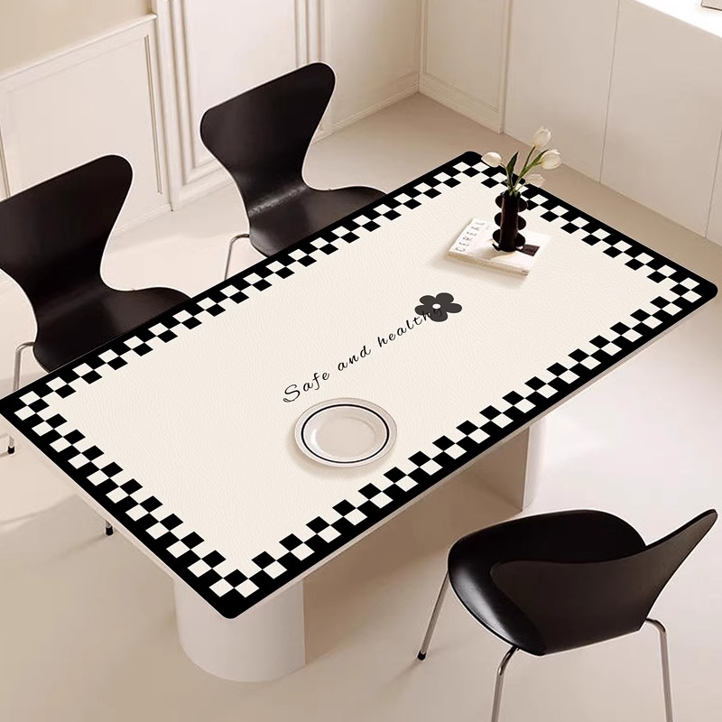 现代简约防油防水防烫桌布