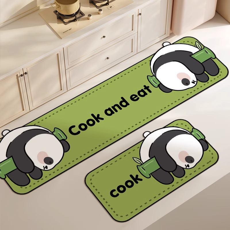 厨房地垫硅藻泥吸水防滑脚垫防油