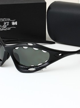 户外运动骑行徒步太阳镜男女复古跑步防风防沙开车墨镜大框夜视镜